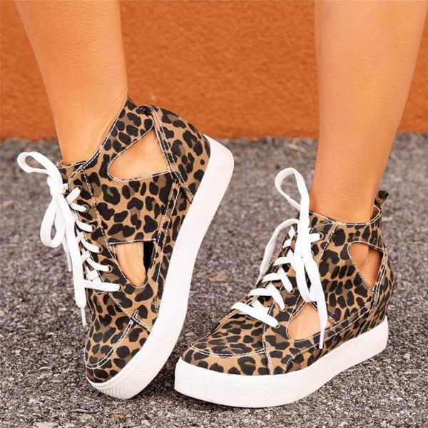 

women sneakers shoes leopard rivets shoes canvas leisure lace-up low high sneakers basket femme big size, Black