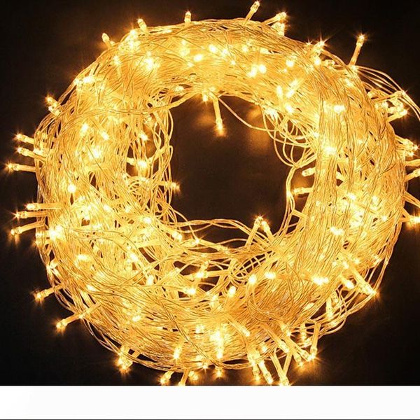 

led string lights waterproof fairy lights 10m 100leds christmas lamp with 8 modes for home xmas wedding party room wall decoration eu plug
