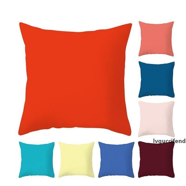 

30 colors solid color pillowcases square design covers cushion cover shams throw pillow case cushion covers for bench couch sofa bh1927 cy