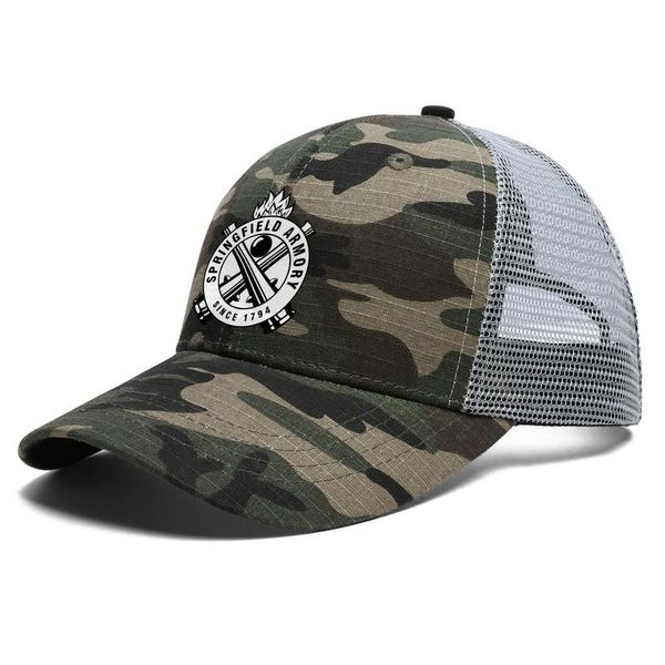 

fashion springfield armory patch baseball cap vintage team trucke hats logo symbol america flag pink breast cancer, Blue;gray