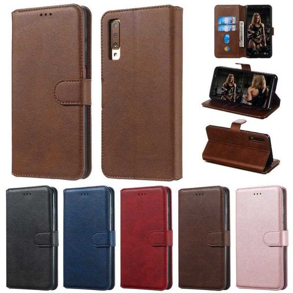 

fashion wallet leather case for samsung galaxy a7 a750 a6 plus 2018 a5 2017 a2 core phone case cover