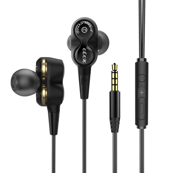 

smartphones bass stereo earbuds 3.5mm type-c high volume mobile wired in-ear earphones for samsung huawei android devices sports music movie
