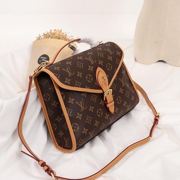 

2021 fast delivery womens bag vintage fashion leather shoulder small flap crossbody handbags handle totes sac bandouli ère sale fast del