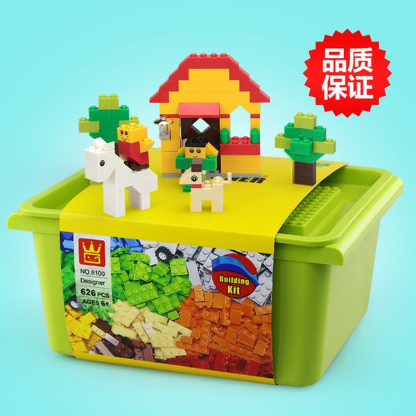 

small particle blocks toy farm zoo pirate diy creative designer style building blocks 626pcs both boy and girl