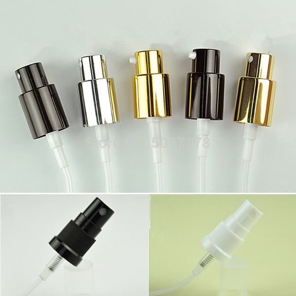 

storage bottles & jars 30/50pcs gold/silver cosmetic lotion pump for bottle,diy plastic perfume spray nozzle cap spray/essential oil bottle