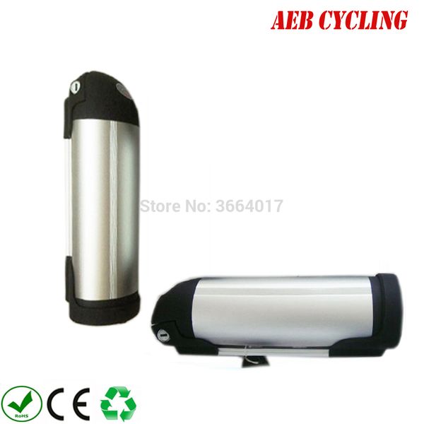 Alta potência china bicicleta elétrica Li-ion 36V 11.6Ah tipo de garrafa para baixo da bateria tubo para a cidade de pneu de gordura com carregador