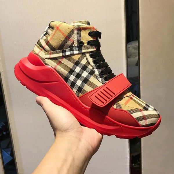 

new 2019 men shoes fashion vintage check cotton sneakers keep warm chaussures pour hommes casual shoes mens fashion luxury zapatos de hombre