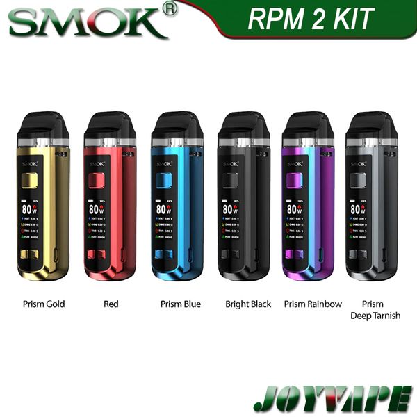 

SMOK RPM 2 Pod Mod System Kit 80W 2000mAh with 7ml RPM 2 & RPM Pod Cartridge Mesh Coil for DL & MTL Vaping