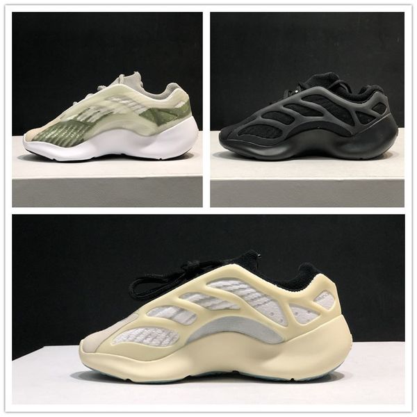 

2020 v3 700 desinger kids running shoes children outdoor sneakers boy girl trainer baby sports shoes toddler calzado alvah youth shoes, Black