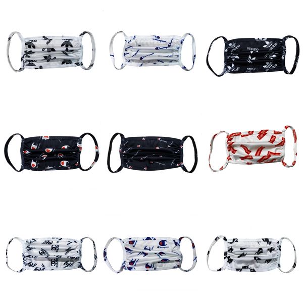 

popular 2 in 1 ear protective bear face masks plush embroidery mouth mask anti dust face masks fit s party gifts#749, Blue;pink