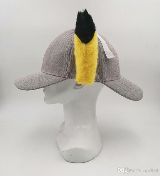 

detective pika movies tv game cosplay cap plush hat for kids holiday gifts