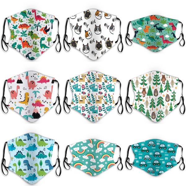 

in stock fast ship kids and face masks with breathing valve 3-layer fashion designer mask dustproof earloop masks#163