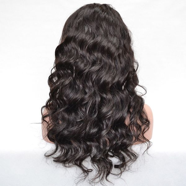 

newess type 150 density body wave full lace human hair wigs 360 lace frontal human hair wigs for black women