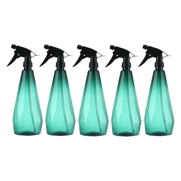 

5pcs 1000ml spray bottles refillable empty bottle leak-proof water hair sprayer for travel,beauty,cleaning, gardening