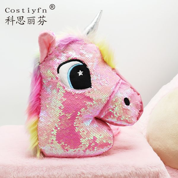 

smyzq unicorn изменения блестки розовый блестками мультфильм девушка вскользь мешок unicorn розовый с блестками мультфильма милые девушки ме