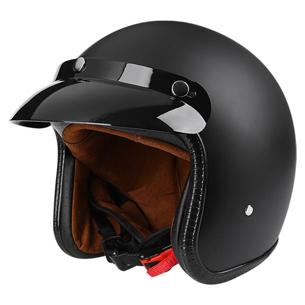 

высокое качество ретро мотоциклов шлем личность moto bike casque open face half защитный шлем унисекс лето безопасности головные уборы abs