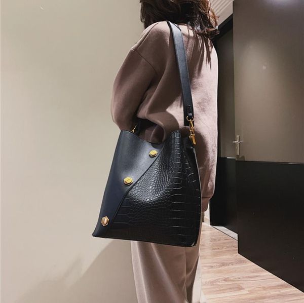 

Women's Handbag New Fashion Bag Simple Large Capacity Bucket Bag Single Shoulder Messenger Bag Womens Cross Body
