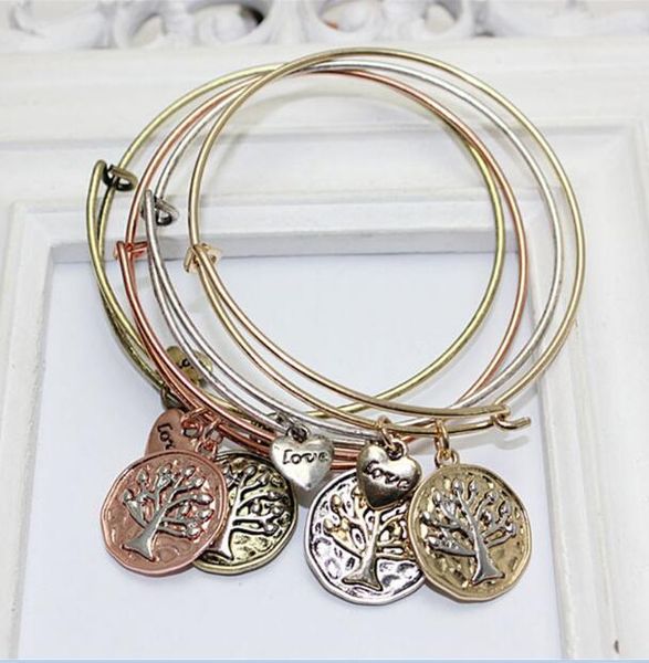 

fashion jewelry alex bracelets 2 styles hand of fatima&anchor charm bracelet 4 colors silver gold vintage gold rose gold bangles, Black