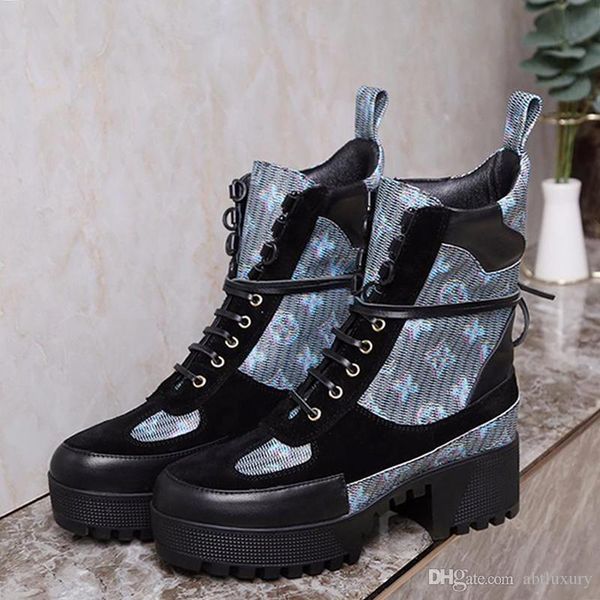 

women boots shoes high -motorcycle autumn winter shoes martin fashion boots chaussures de femme luxury design lady shoes l68 vintage, Black