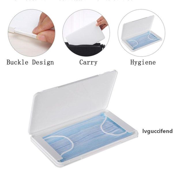 

dustproof mask case portable disposable face masks container safe pollution-disposable mask storage box storage organizer lx2746