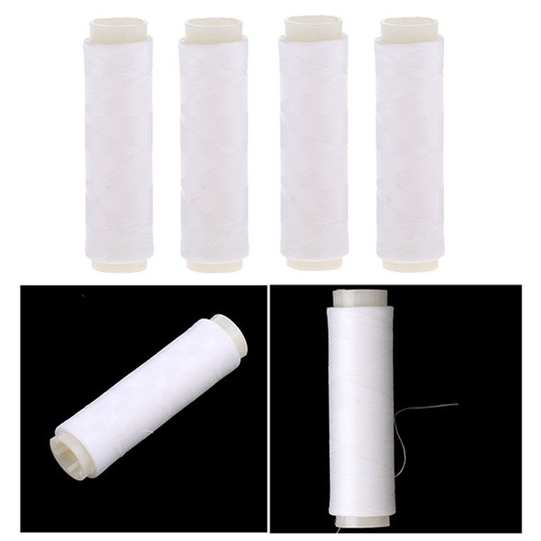 

4x high tensile bait elastic thread 200m spool dead baits sea fishing tackle