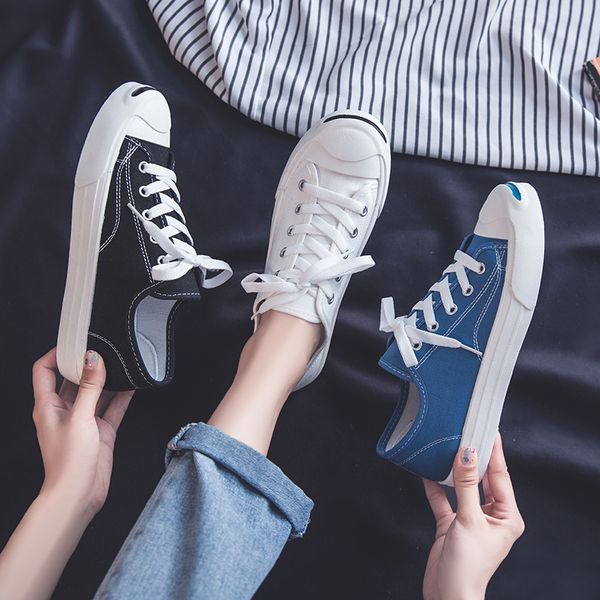 

корейский обувь повседневная женщина кроссовки shose женщины espadrilles платформа круглый toe черный квартиры all-match 2020 новый крест пл, Black
