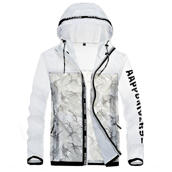 

outdoor windbreaker thin skin men's hooded breathable men's sunscreen clothing 58169 fur coat windbreaker fur coat, Tan;black