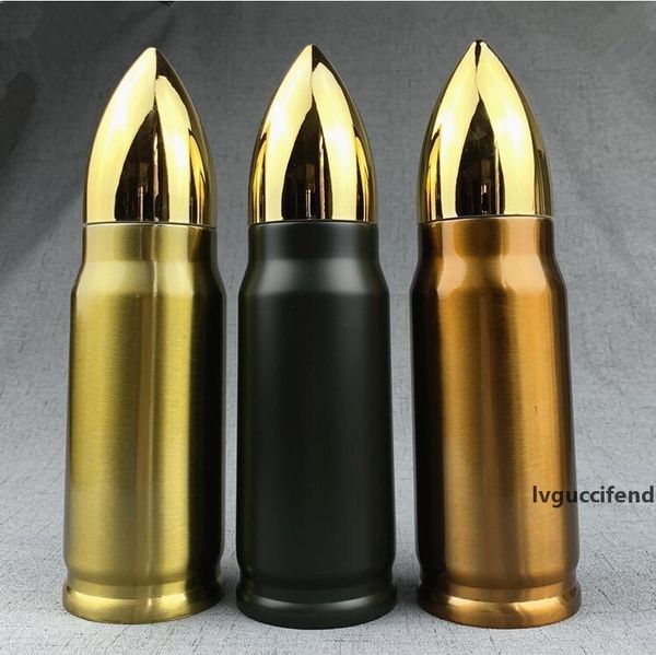 

bullet shape thermos insulation cup stainless steel vacuum water bottle military missile cup coffee mug drinkware 350ml cfyz198