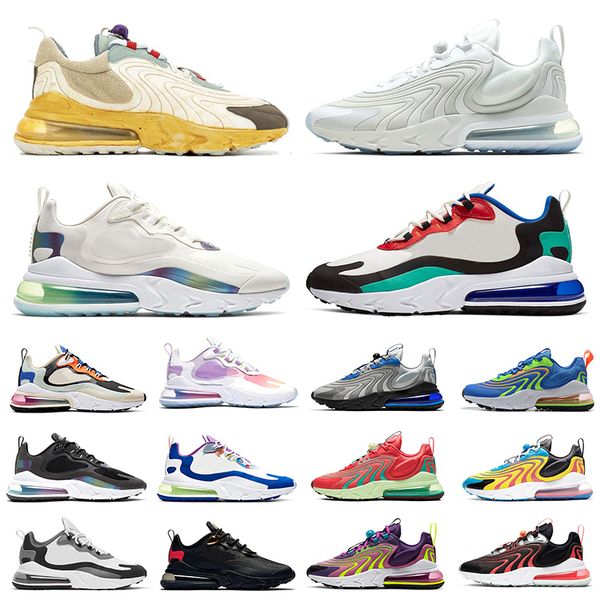 

react eng travis scott men women running shoes bauhaus bright violet triple black white pn dust mens trainers sports sneakers runners