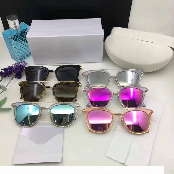 

2017 new sunglasses cl41398 gafas de sol sunglass square frame sunglasses men and women sun glasses color film oculos brand, White;black