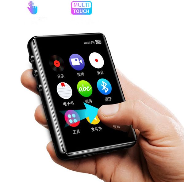 Bluetooth voller Touchscreen MP3 Walkman MP4 Musik-Player Studentenversion verlustfreie Hifi externe MP5 kostenloser Versand