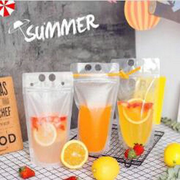 

creativity self sealed plastic beverage bags diy drink container drinking fruit juice storage bag disposable party supplies zlshop07 nuo