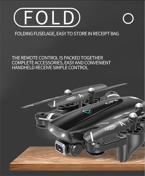 

s167 gps drone with camera&bag 5g rc quadcopter drones hd 4k 1080p wifi fpv foldable off-point flying ps video drone toy