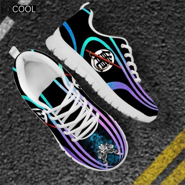 

hycool flats sports shoes for men super printing saiyan vegeta outdoor fitness sneakers zapatillas hombre