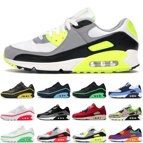 

nike air max airmax горячие 90 утка камуфляжные 90s мужчины женщины кроссовки тройной черный белый инфракрасные наружные мужские женские тре