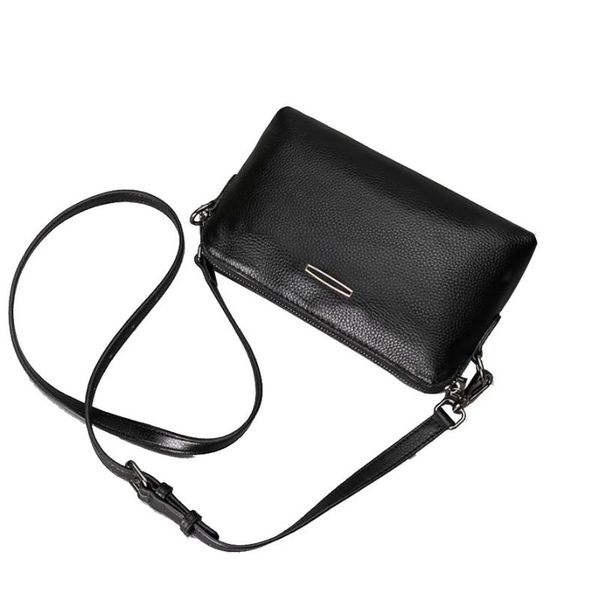 

mini genuine leather shoulder bags women grain cow handbag female women's crossbody bag red black orange