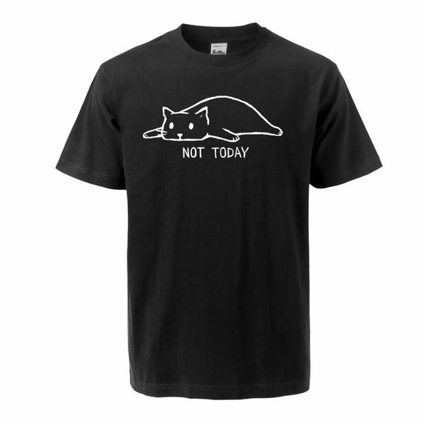

funny cat t shirt mens new fashion short sleeve tee 2020tv show tees casual cotton funny streetwear, White;black