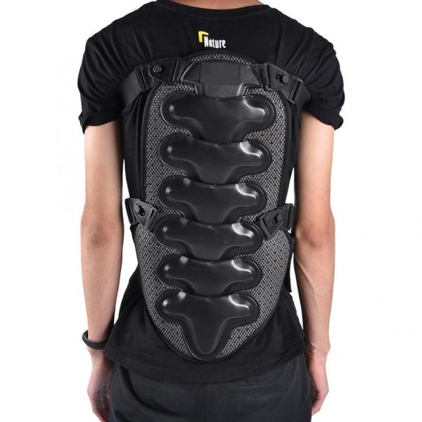 

back support removable ski sports v protection body thickening outdoor downhill ridge s/m/l/xl, Black;blue