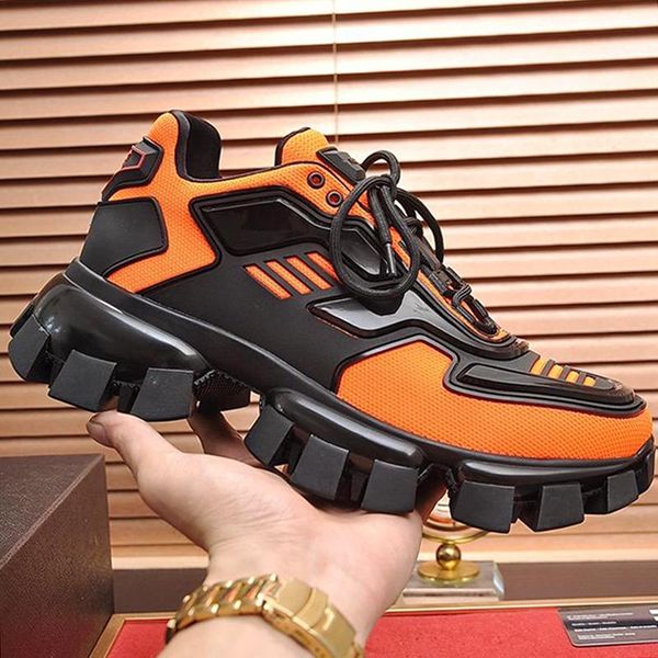 

роскошные cloudbust thunder knit кроссовки мужская обувь мода классический осень и зима легкий стиль обувь кружева -до спорта мужская обувь, Black