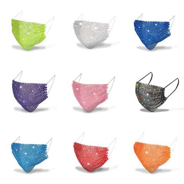 

reusable mask dust pollution face rhinestone mouth mask breathable reusable mask dust pollution face mouth breathable sponge zlsho#841