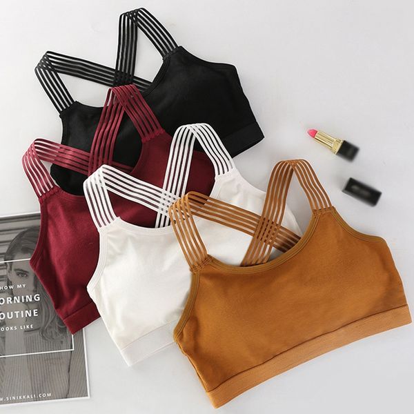 

gym clothing women yoga sport bra shockproof back sports bras breathable athletic fitness running vest swear, White;black