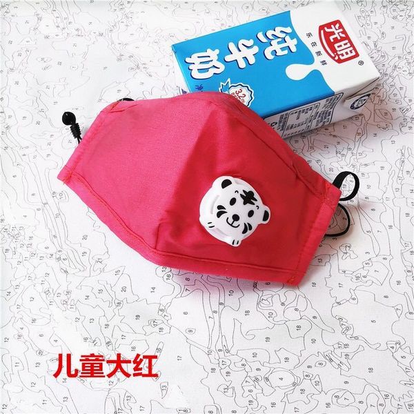 

designer mask panda cartoon printed cotton cloth mask butterfly mask breathable net red custom pattern can be customized mixed, Black