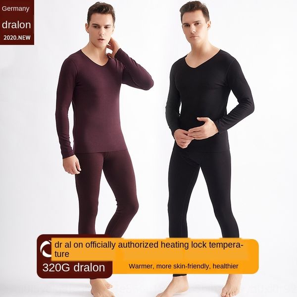 

os8vn 2020 и зима новый подогрев ватки термобелье мужчин бесшовные быстро прогреть шлифовальной теплое белье и осенью одежды одежды осень, Black;white