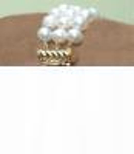 

genuine 8-9мм white pearl браслет, Black