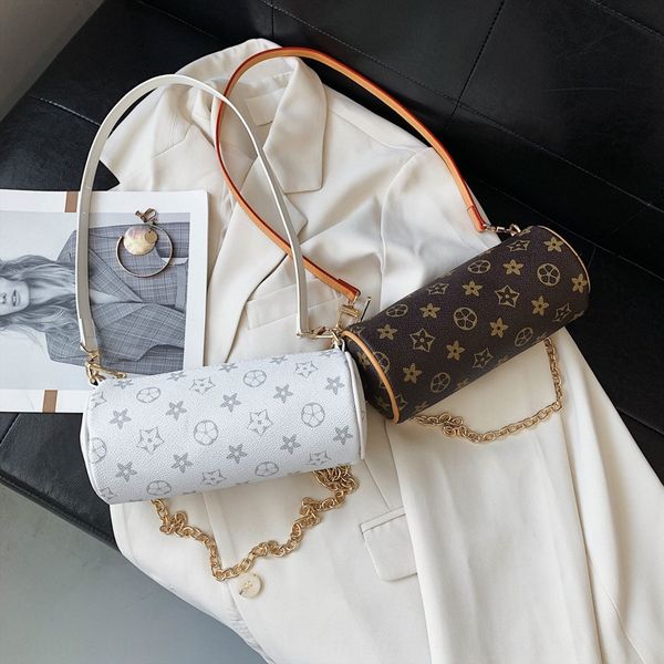 

jblsp presbyopic satchel satchel 2020 summer new online red presbyopic cylindrical versatile chain shoulder messenger bag fashion pillow bag, White