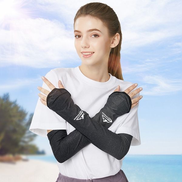 

ctmrd ice шелкового солнцезащитного крема рукав верхом крючок палец женские солнцезащитного зонт перчатки и перчатки спортивной руки, работа, Black