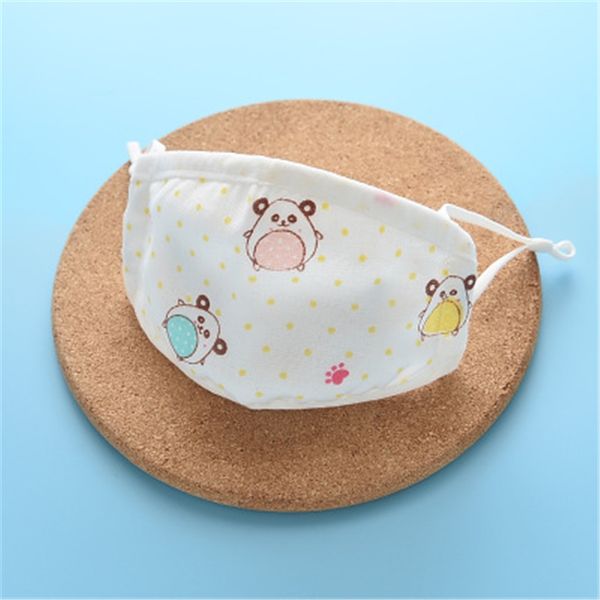 

cotton mask 15 styles cute cartoon face mask anti dust haze face muffle foldable mouth designer printed masks ooa8012 #725 #135, Black