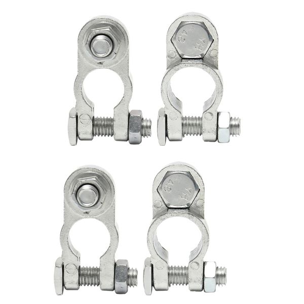 

4 pieces 12v battery terminals connector clamp for car van caravan motorhome