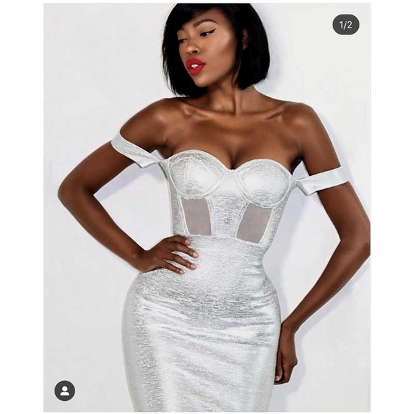 

casual dresses summer silver black bandage dress off shouder woman bodycon vintage vestios wholesale tight mini, Black;gray