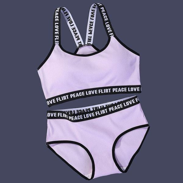 

letter sports bras push up sports bra underwear set fitness running yoga sport jogging gym women padded bra girl, White;red